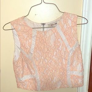 Cropped lace top! Size Small!